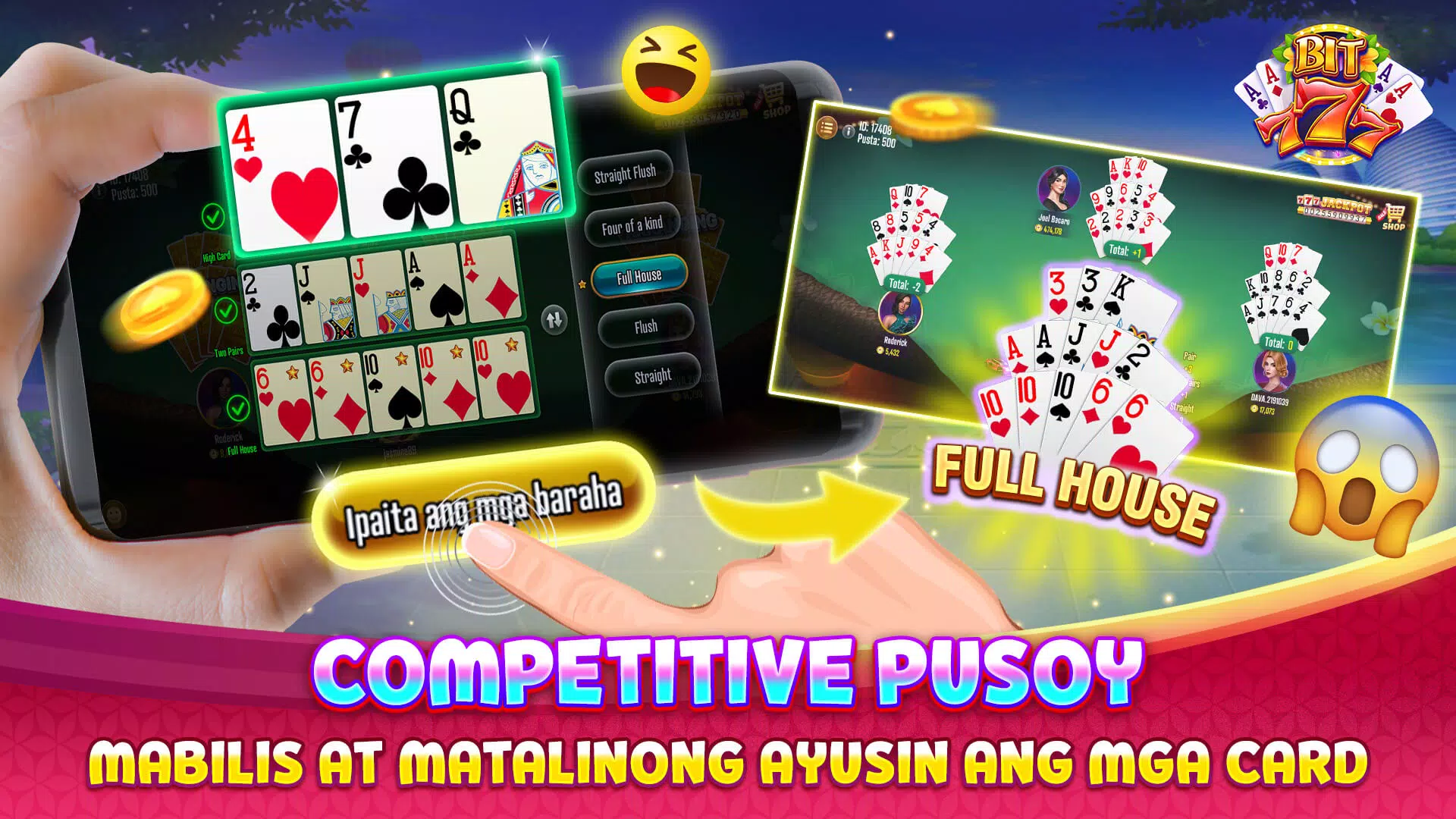 Bit777 - Tongits Pusoy Global Bit777 - Tongits Pusoy Global