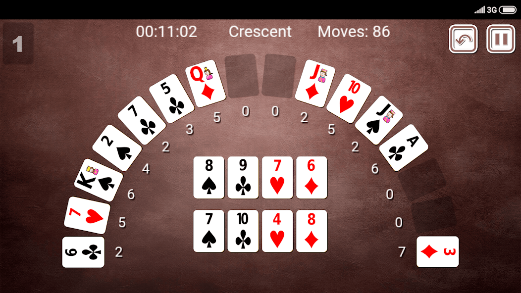Crescent Solitaire Latest Crescent Solitaire Latest